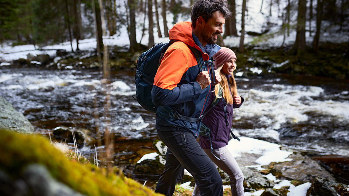 Kurtka softshellowa męska Jack Wolfskin Bornberg Hoody Men - kolor: night blue (granatowy)